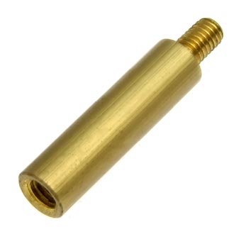 PCSN-20 Стойка для печатной платы круглая, латунь, внутр. резьба М3х0,5, наружная резьба М3х0,5, длина L 20+5mm, 1 отв. под винт/1 винт, Ruichi, фото