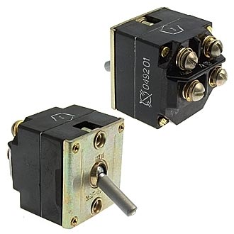 2ВГ-15-2С off-on, 15A(Ампер) 27V(Вольт) Тумблер двухполюсный, винт, 7Ш0.360.000ТУ., фото