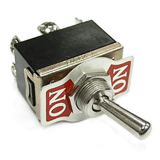 KN3(C)-202 on-on, 6А(Ампер) 250V(Вольт) Тумблер двухполюсный, винт, RUICHI, фото