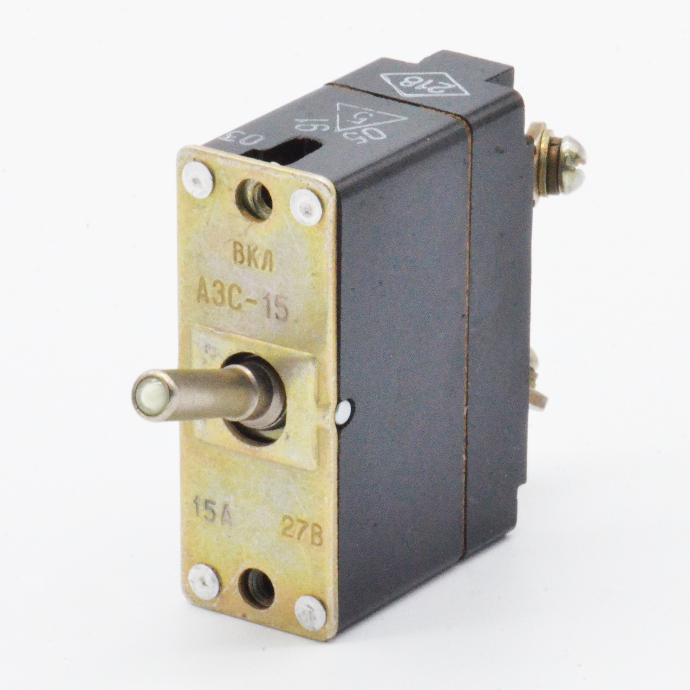 АЗС-15 15A(Ампер) 27V(Вольт) Автоматический выключатель, фото