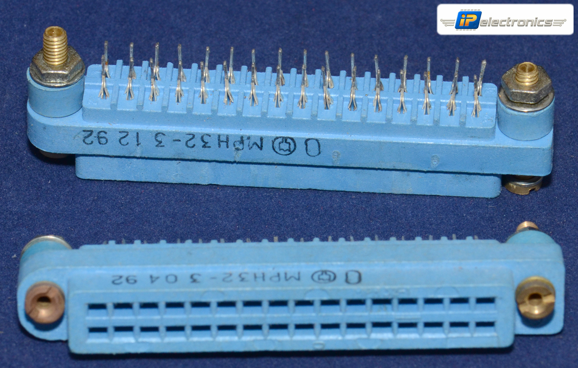 МРН32-3 Розетка пластмассовый корпус, 1992г, фото