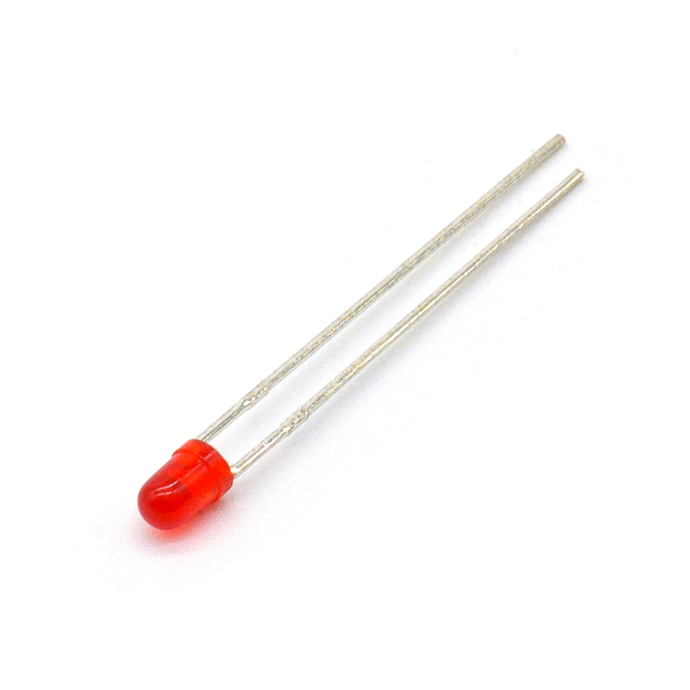 L354HD-A Светодиод выводной красный Ø 3mm 1,8V(Вольт) 30mA(Миллиампер) 12mCd(Милликандел) 60градусов, Para Light, фото