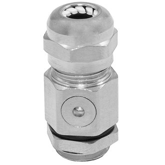 PG7 3-6,5 mm Кабельный ввод(гермоввод) с вентиляцией, сальник латунный , фото