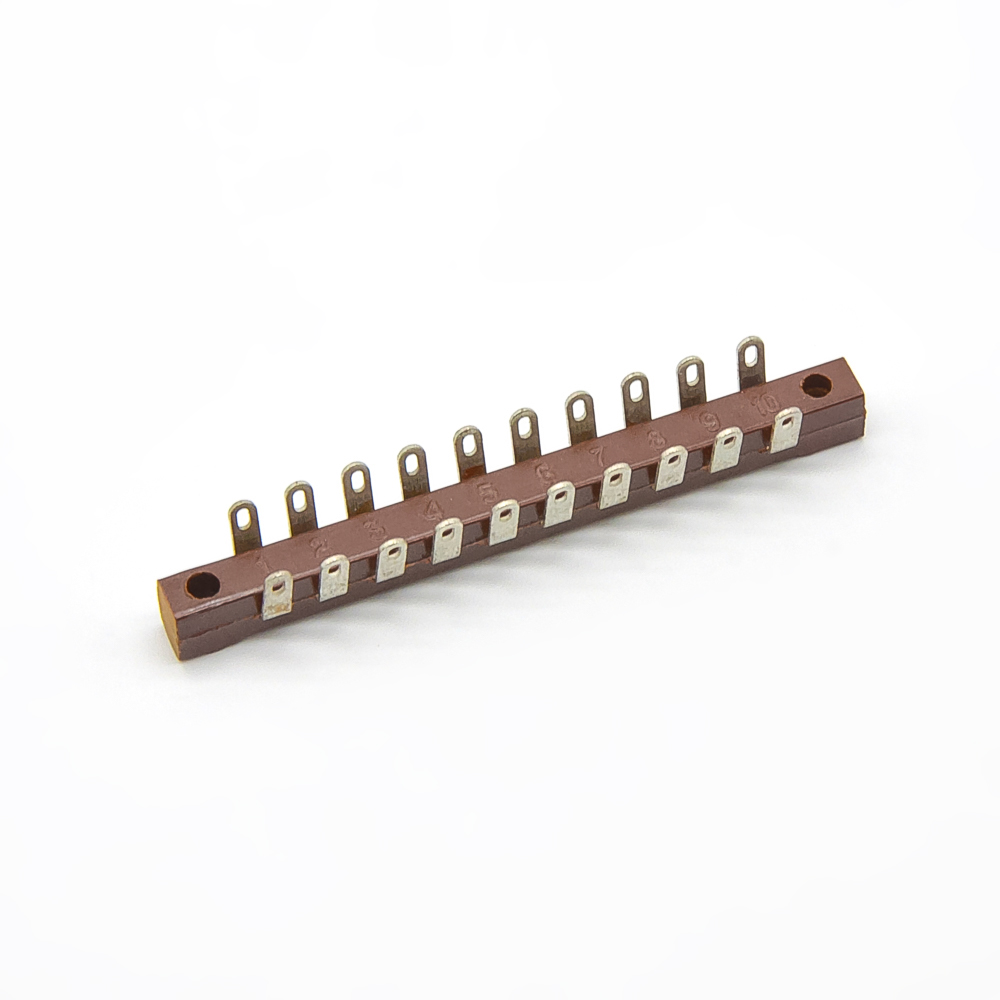 3ПС4-10 10 пар, 2 ряда, 20 контактов, шаг 5mm, 5A(Ампер) 250V(Вольт) Плата соединительная, карболит ГОСТ 28821-90., фото