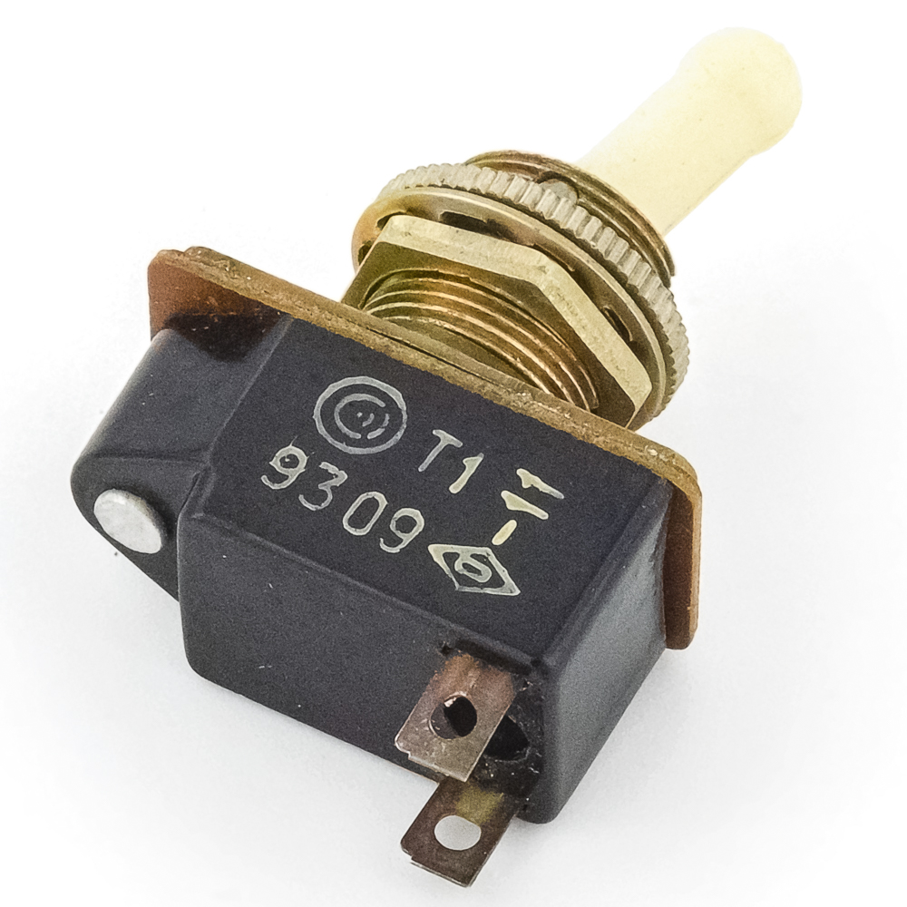 Т1 on-off, 6A(Ампер) 250V(Вольт) Тумблер однополюсный, пайка, ВР0.360.007 ТУ, 1993г, фото