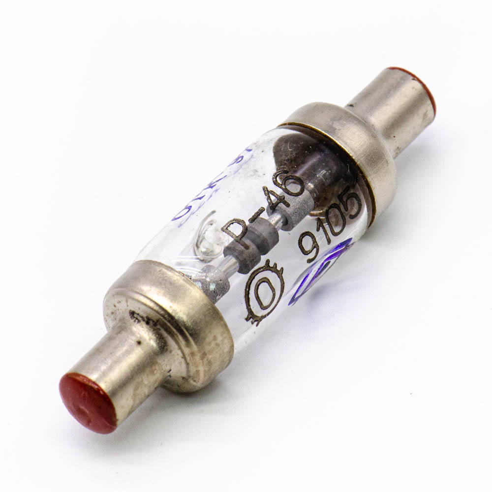 Р-46 2,5kA(Килоампер) 125V(Вольт) Разрядник неуправляемый, стекло.ЩФ3.393.034 ТУ, фото