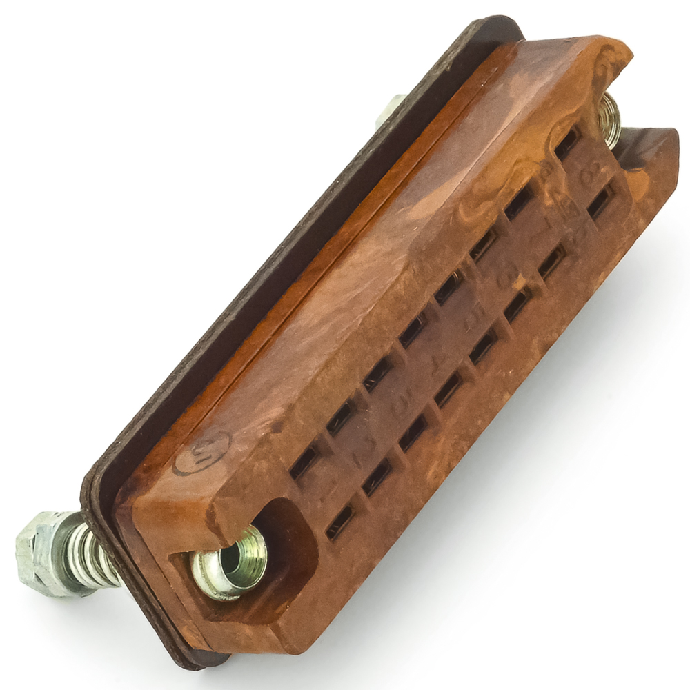 РП14-16Л Розетка с ловителем, карболит (вар.1), фото