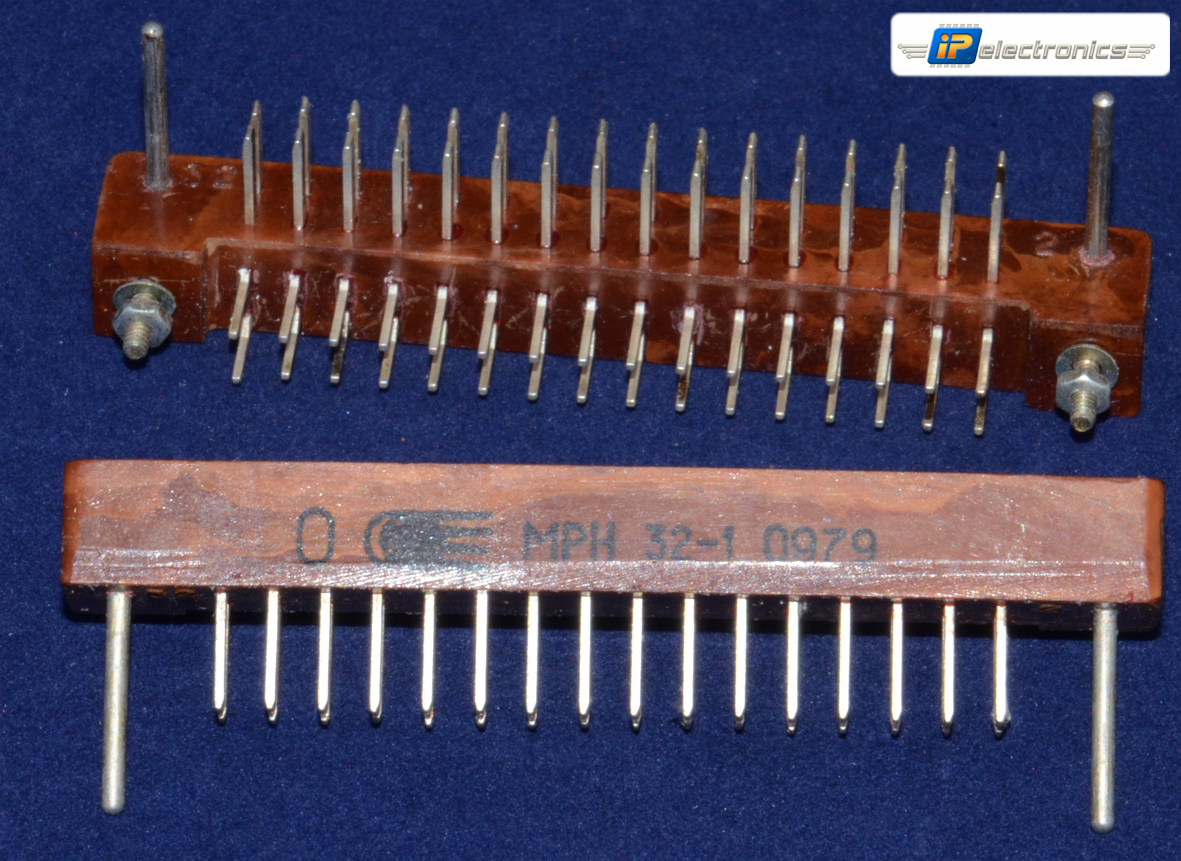 МРН32-1 Вилка карболитовый корпус, "1", фото