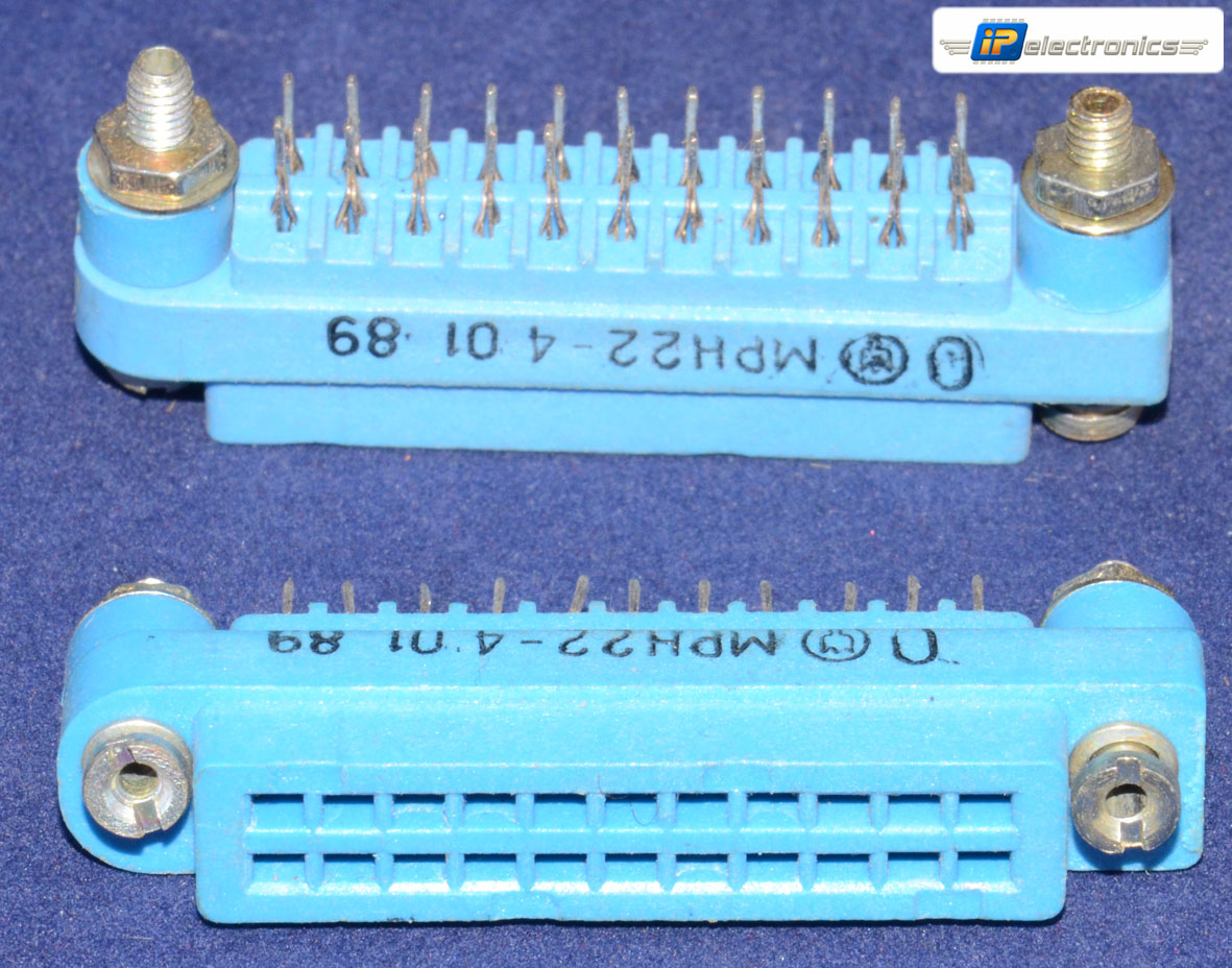 МРН22-4 Розетка пластмассовый корпус, "1", фото