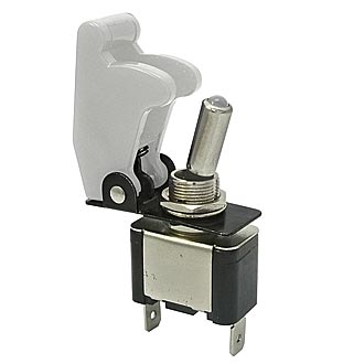 ASW-07D-W-SAC-01-White on-off, 25А 12V Тумблер однополюсный, фото