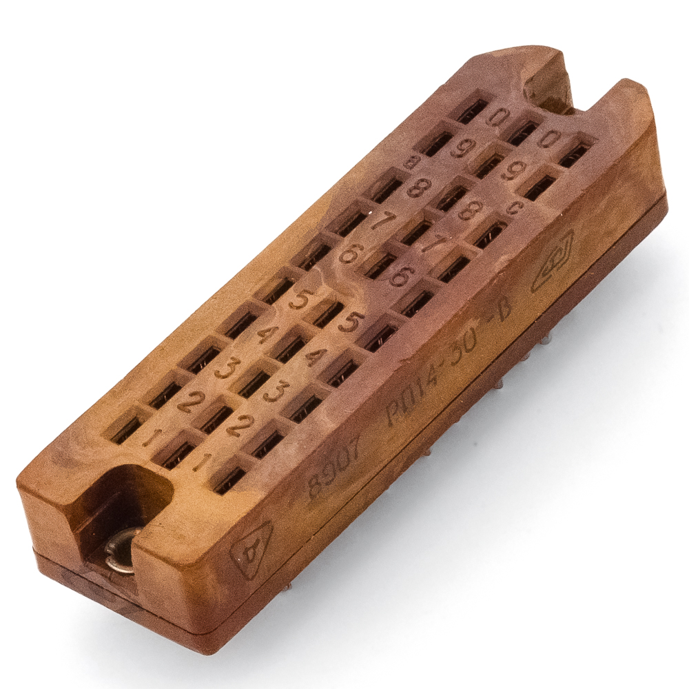 РП14-30-В Розетка, карболит (вар.1) "5".., фото