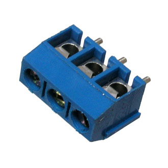 XY301V-A-3P 15A(Ампер) 250V(Вольт) 3 контакта, шаг 5mm, 1 ряд контактов Клеммник винтовой, на плату, RUICHI., фото
