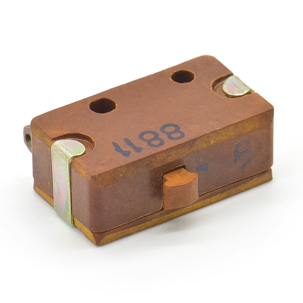 МП3-1 под пайку кнопка 0,2A(Ампер) 30VDC(Вольт) 250VAC(Вольт) Микропереключатель, фото