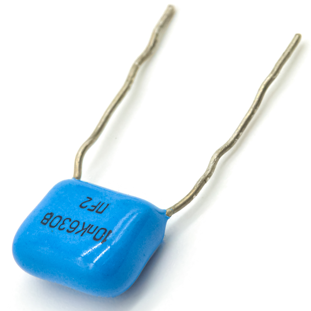 К73-17 0,01mkF(мкФ) 630V(Вольт) ±10% Конденсатор пленочный, полиэтилентерефталатный, 1992г, фото
