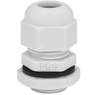 PG9 4-8 mm Кабельный ввод(гермоввод), сальник серый,, фото