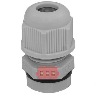 MG12 4-8 mm Кабельный ввод(гермоввод) с вентиляцией, сальник серый, фото