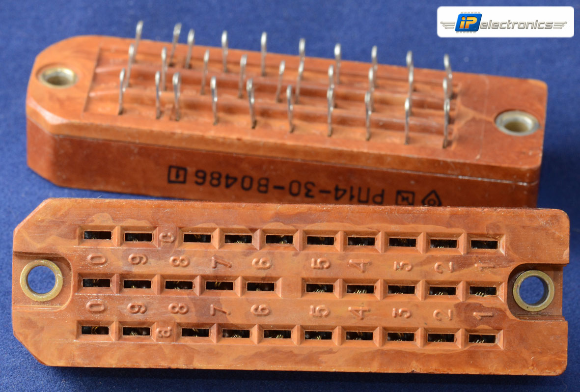 РП14-30-В Розетка, карболит (вар.1) "5", фото