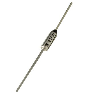 Termo fuse 152°C 15A(Ампер) 250VAC(Вольт) axial Термопредохранитель., фото