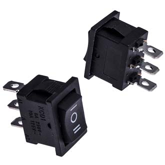 KCD1-103-C6-B/3P on-off-on, 6A 250V Переключатель клавишный, фото