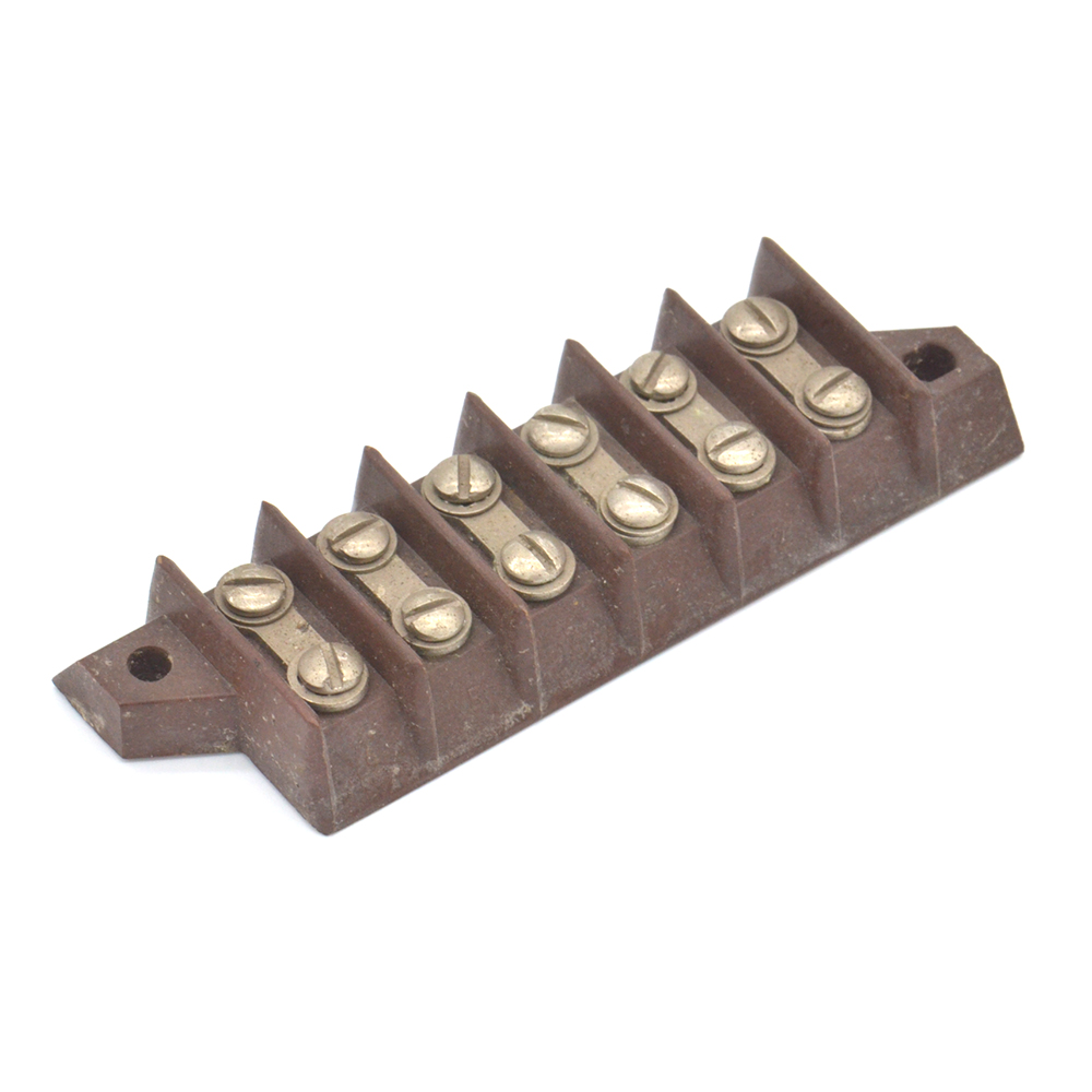 3ПС18-6 6 пар, 2 ряда, 12 контактов, шаг 11mm, 10A(Ампер) 1000V(Вольт) Плата соединительная, карболит ГОСТ 28821-90., фото