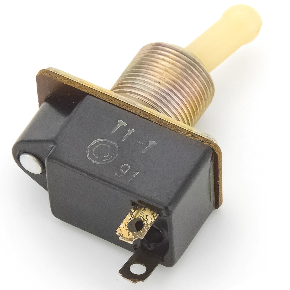 Т1-1 on-off, 6A(Ампер) 250V(Вольт) Тумблер однополюсный, пайка, АГ0.360.407 ТУ, фото