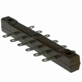 3ПС6-6 6 пар, 2 ряда, 12 контактов, шаг 7mm, 8A(Ампер) 600V(Вольт) Плата соединительная карболит, ГОСТ 28821-90, фото