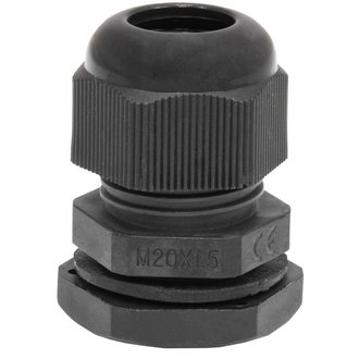 M(G)20 6-11 mm Кабельный ввод(гермоввод), сальник черный, фото