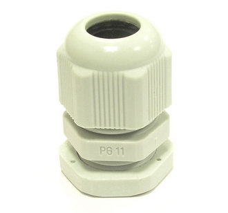 PG11 5-10 mm Кабельный ввод(гермоввод), сальник серый., фото