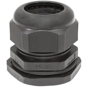 PG36 22-32 mm Кабельный ввод(гермоввод), сальник черный, фото
