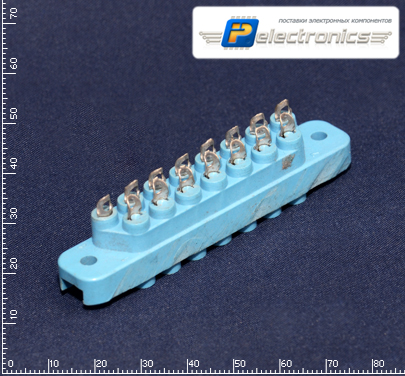 РП10-15-П-О Розетка, пластмасса, "1", фото