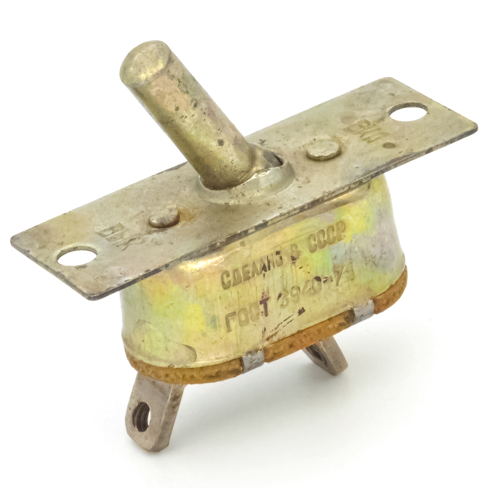 ВК57 (4607.3710) on-off, 15A(Ампер) 12V(Вольт) Тумблер однополюсный, винт., фото