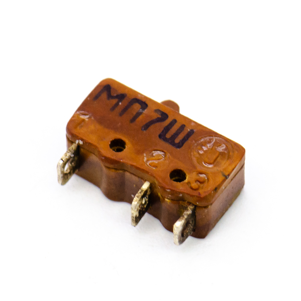 МП7Ш под пайку кнопка 0,5A(Ампер) 30VDC(Вольт) 220VAC(Вольт) Микропереключатель, фото