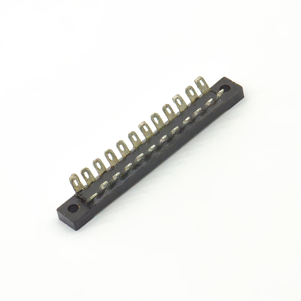 3ПС3-12 12 пар, 2 ряда, 24 контакта, шаг 3,5mm, 3A(Ампер) 250V(Вольт) Плата соединительная, карболит ГОСТ 28821-90., фото