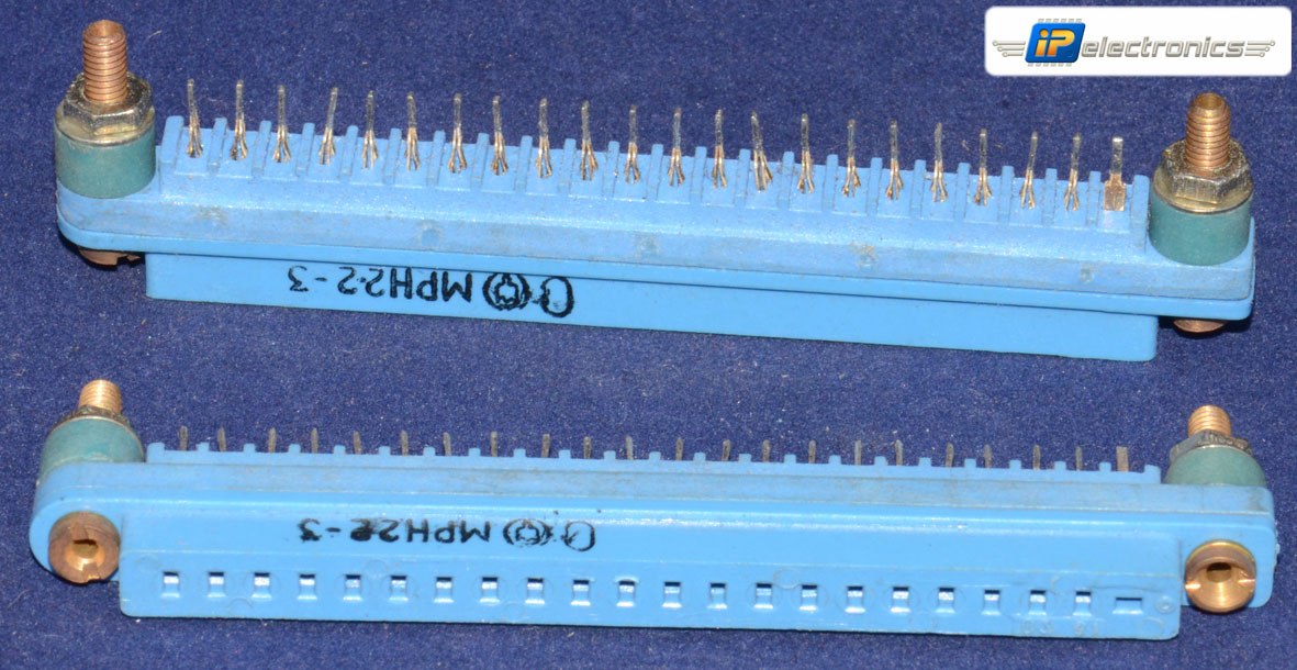 МРН22-3 Розетка пластмассовый корпус, 1991г, фото