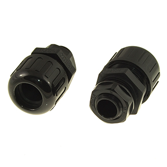 N-MGW16-15B-ST 16 mm Кабельный ввод (фитинг) черный, фото