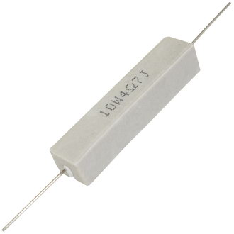 RX27-1 (SQP10) 10W(Ватт) 4,7Ω(Ом)±5% Резистор постоянный, фото