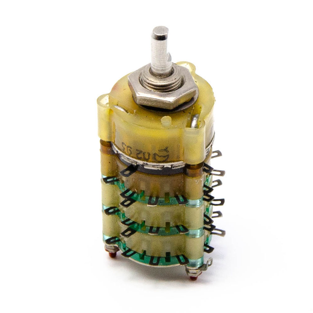 ПГ39Ш-48В 3 положения 12 направлений 0,5A(Ампер) 127V(Вольт) вал ВС-3 (сплошной с прямой лыской) Переключатель галетный, АГ0.360.033ТУ, фото