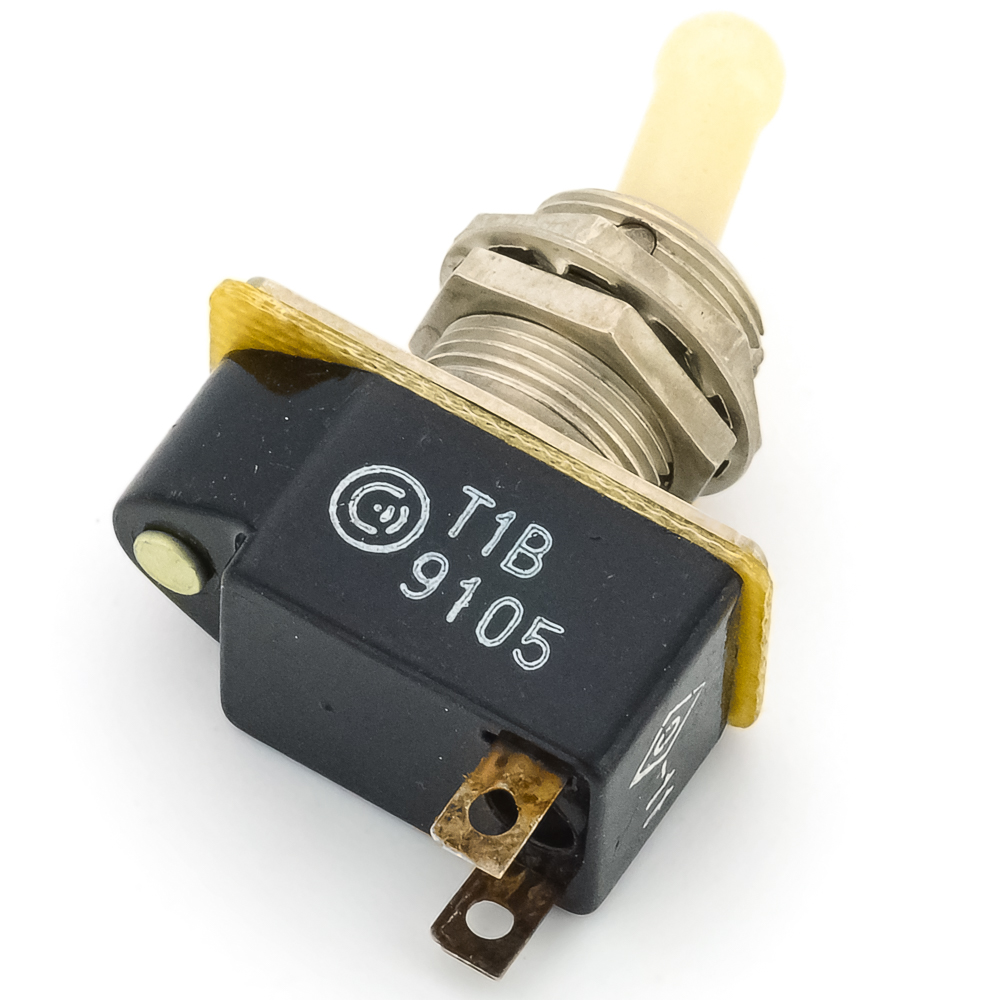 Т1-В on-off, 6A(Ампер) 250V(Вольт) Тумблер однополюсный, пайка, ВР0.360.007 ТУ, фото