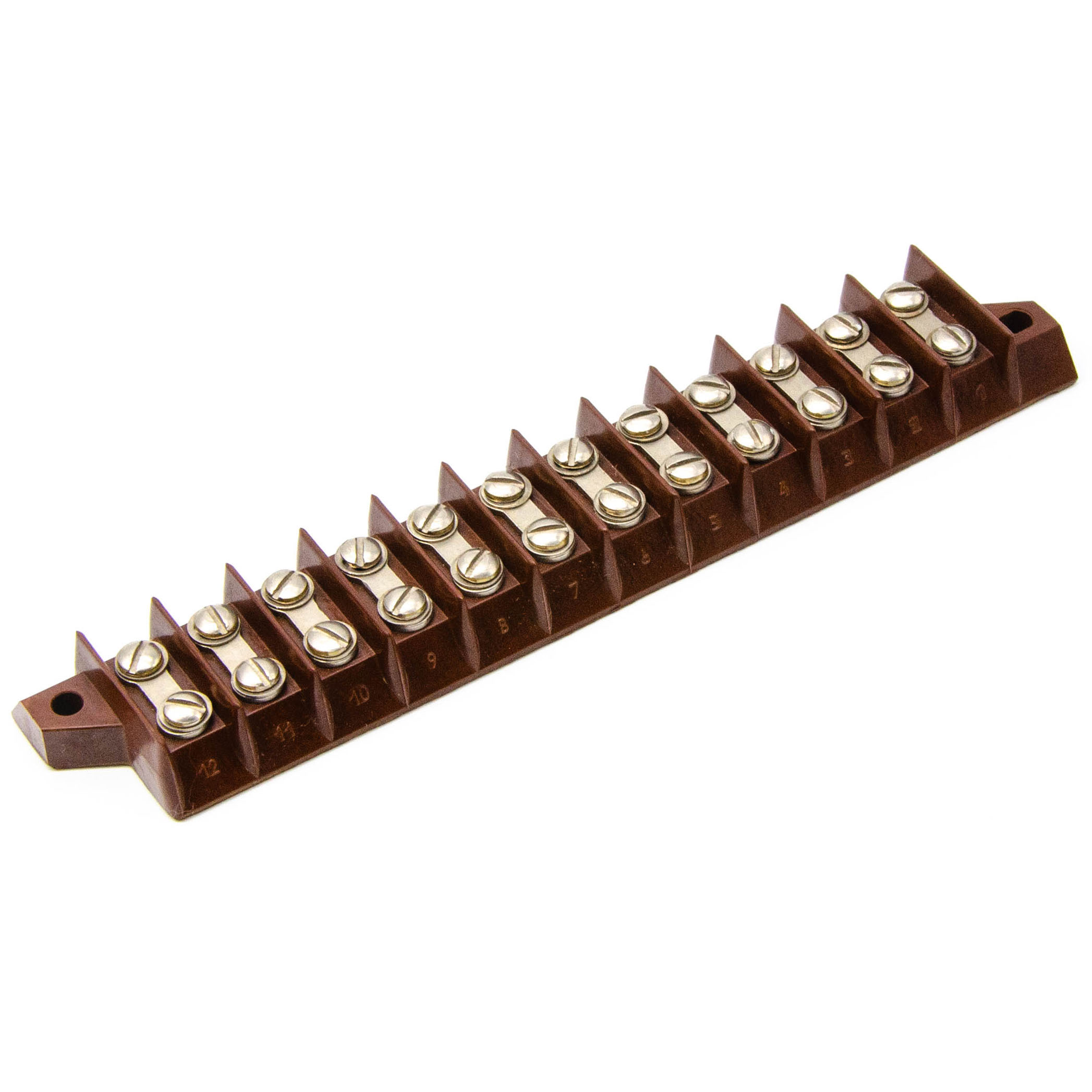 3ПС18-12 12 пар, 2 ряда, 24 контакта, шаг 11mm, 10A(Ампер) 1000V(Вольт) Плата соединительная, карболит ГОСТ 28821-90., фото