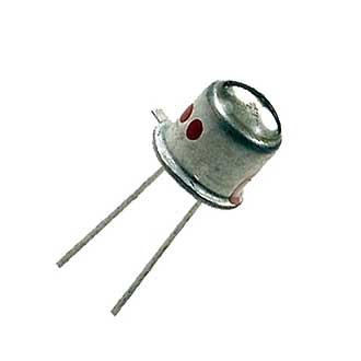 АЛ102ГМ Светодиод выводной красный Ø 5mm 2,8V(Вольт) 20mA(Миллиампер) 0,2mCd(Милликандел) 20градусов, УЖ0.336.041ТУ, фото