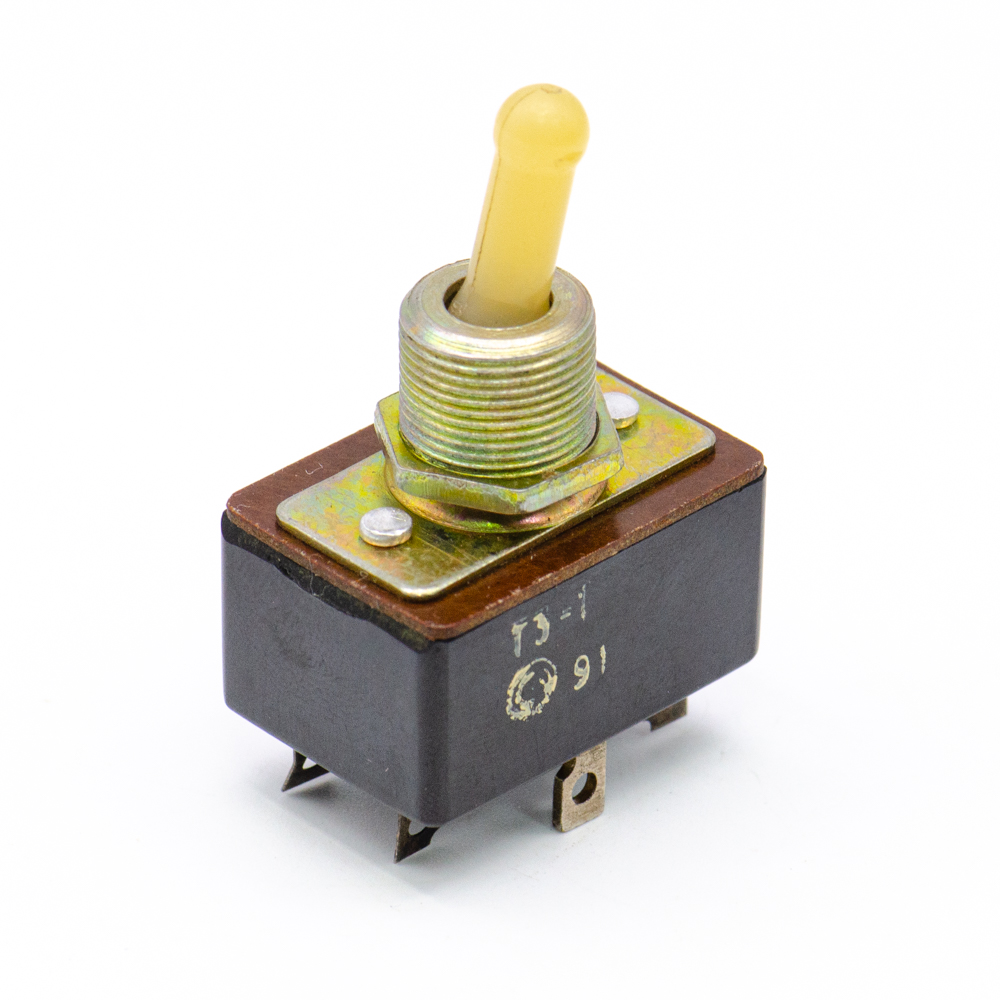 Т3-1 on-on, 6A(Ампер) 250V(Вольт) Тумблер двухполюсный, пайка, АГ0.360.407 ТУ, фото