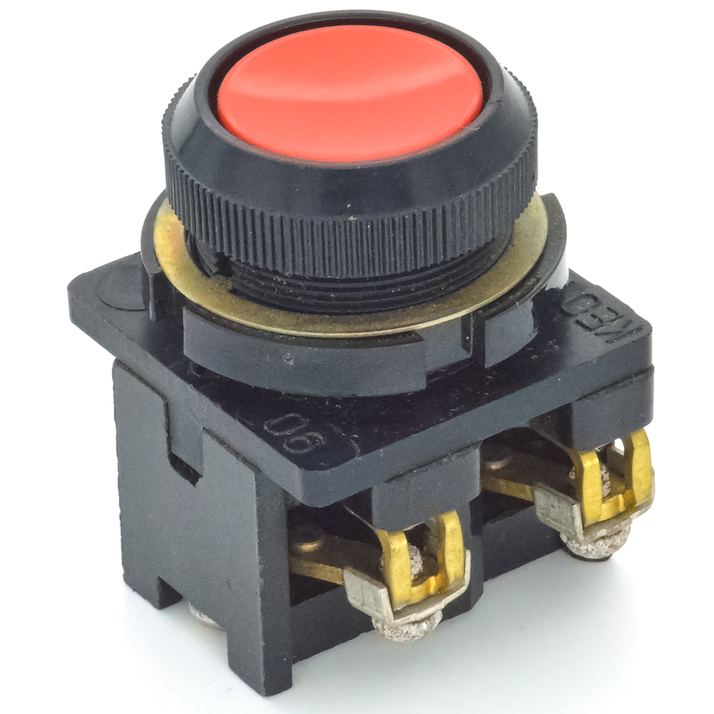 КЕ011У3 исп.4 Выключатель кнопочный, красный, фото