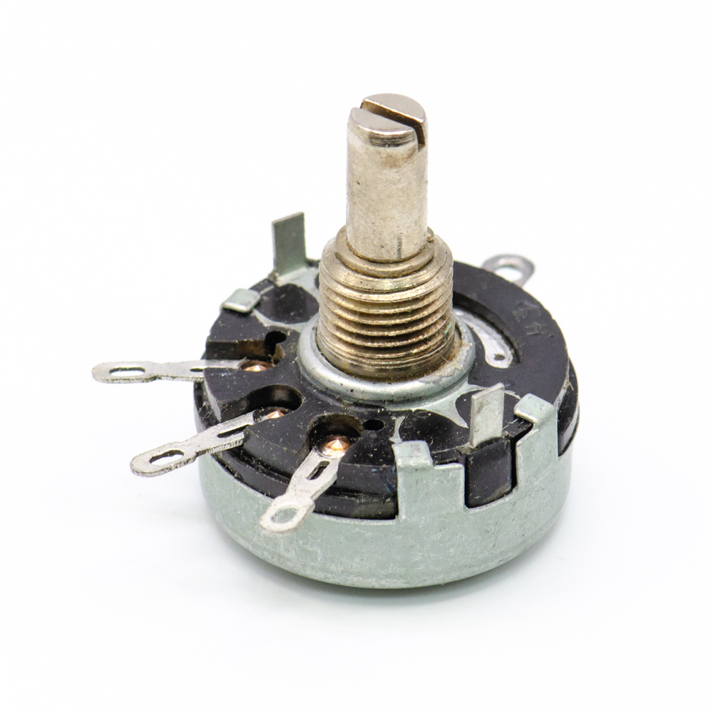 СП-1(I) 0,5W(Ватт) 22kΩ(кОм)±20%-А, ВС2-20 сплошной с шлицем Резистор переменный (потенциометр), фото