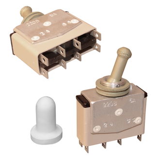 ТВ1-1 off-on, 5A(Ампер) 220V(Вольт) Тумблер однополюсный с протектором, пайка, УС0.360.075 ТУ, фото