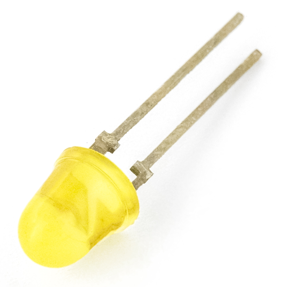 АЛ307ЖМ Светодиод выводной желтый Ø 5mm 2,4V(Вольт) 10mA(Миллиампер) 6mCd(Милликандел) 50градусов, aAO.336.076ТУ, фото