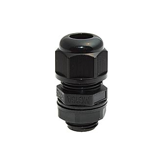 MG16A-06B 4-7 mm Кабельный ввод(гермоввод), сальник черный, фото