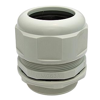 MG63A-46G 40-46 mm Кабельный ввод(гермоввод), сальник серый, фото