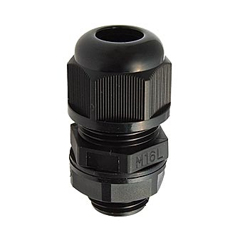 MGB16-07B 4-7 mm Кабельный ввод(гермоввод), сальник черный, фото