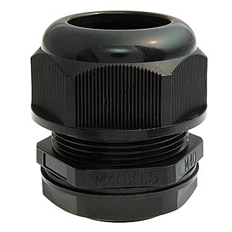 MGB40-25B 18-25 mm Кабельный ввод(гермоввод) сальник черный, фото