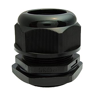 PGA36-30B 24-31 mm Кабельный ввод(гермоввод), сальник черный, фото